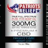 Patriots Relief Nighttime Weight Loss Formula CBD Label - America First CBD Brand.