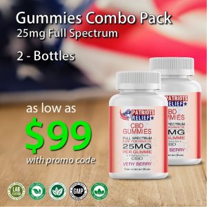 Gummies Combo 2 Pack - 25mg True Full Spectrum