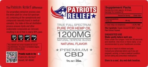 1200mg - True Full Spectrum CBD - Image 3
