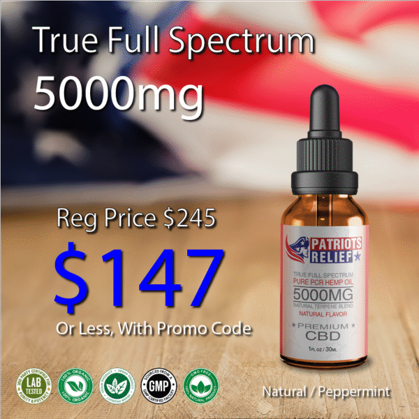 5000mg - True Full Spectrum CBD