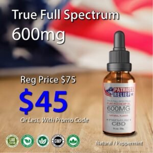 600mg - True Full Spectrum CBD