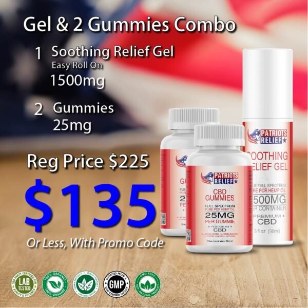 Gel & 2 Gummy Relief Combo