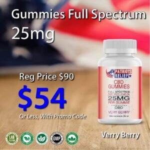 Gummies 25mg True Full Spectrum