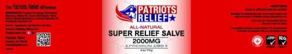 Super Relief Salve - 2000mg Premium CBD - Image 3