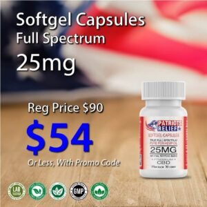 Softgel Capsules 25mg Full Spectrum