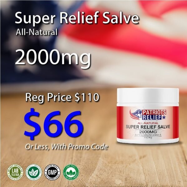 Super Relief Salve - 2000mg Premium CBD