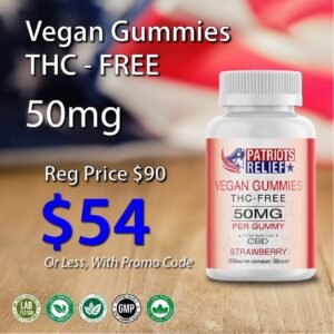 Vegan Gummies 50mg THC-FREE