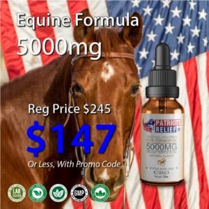 Premium, All Natural, Organic Equine Formula 5000mg CBD