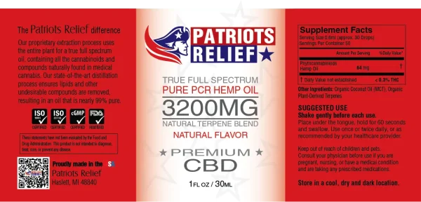 3200mg - True Full Spectrum CBD - Image 4
