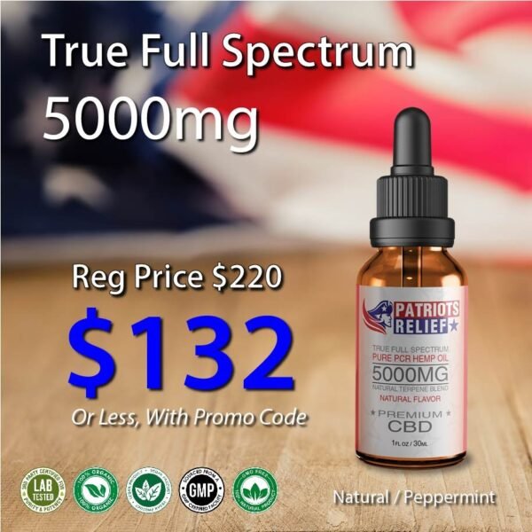 5000mg - True Full Spectrum CBD - Image 4
