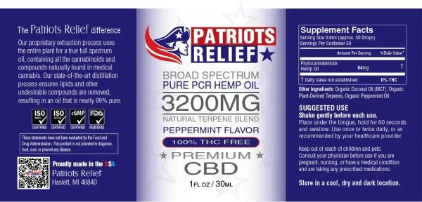 3200mg - True Broad-Spectrum CBD (0% THC) - Image 4