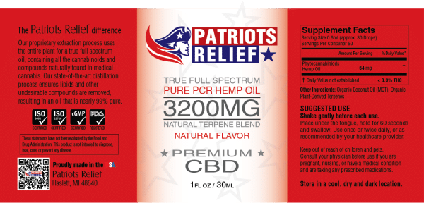 Gel and 3200 Full Tincture Total Relief Combo - Image 5