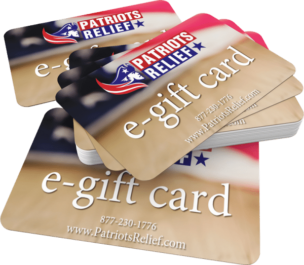 Patriots Relief Gift Card